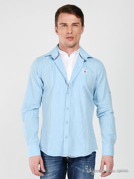 Рубашка LAGOS мужская, цвет голубой