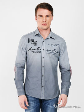 Рубашка LAGOS мужская, цвет серый