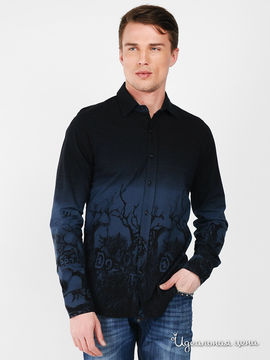 Рубашка LAGOS мужская, цвет черный / темно-серый