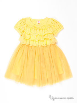 Платье Coco&Wawa для девочки, цвет желтый