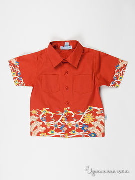 Рубашка VIDay Collection для мальчика, цвет терракотовый