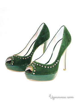 Туфли capriccio женские, цвет зеленый