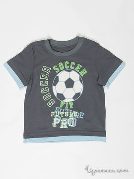 Футболка Figaro для мальчика, цвет серый