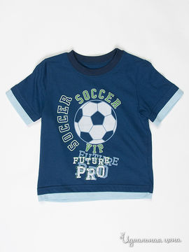 Футболка Figaro для мальчика, цвет синий