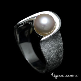 Кольцо с жемчугом Ainsi, серебро