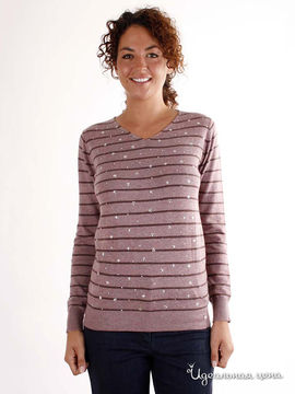 Пуловер Thalassa, цвет кварц, каштановый