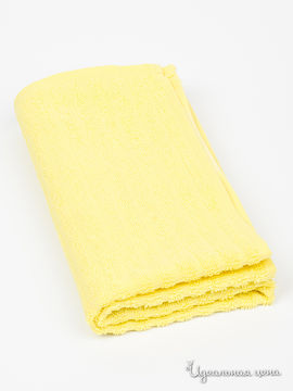 Полотенце махровое ТекСтиль, цвет желтый