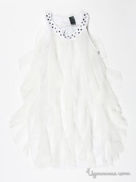 Платье Zara для девочки, цвет белый