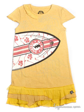 Платье Mini shatsu для девочки, цвет желтый