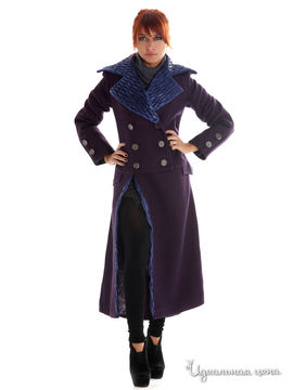 Пальто Artwizard, цвет фиолетовый, синий