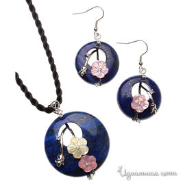 Комплект украшений Migura, цвет синий, розовый