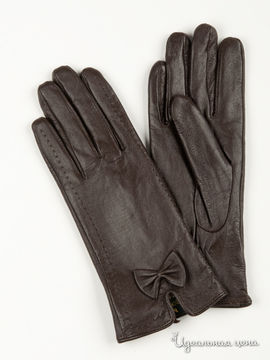 Перчатки женские Dolci Capricci, цвет темно-коричневый