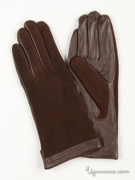 Перчатки женские Dolci Capricci, цвет темно-коричневый