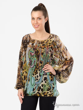 Блуза DINO CHIZARI, цвет мультиколор