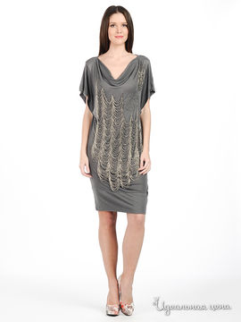 Платье Galliano, цвет серый