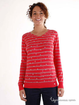 Пуловер Thalassa, цвет красный,серый