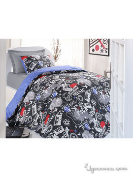 Комплект постельного белья со стеганным пододеяльником-покрывалом РАНФОРС  ROCK