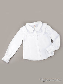Блуза Венейя для девочек, цвет белый