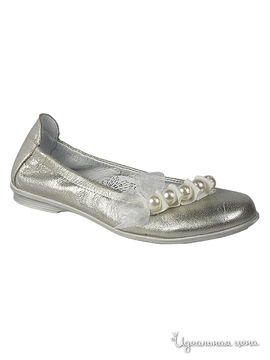 Туфли Bartek для девочек, цвет серебряный