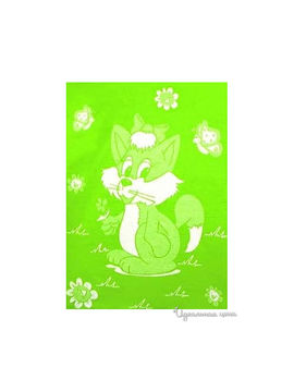 Детское одеяло хлопок, цвет зеленый