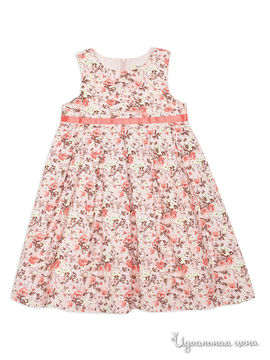 Платье PlayToday для девочки, цвет коралловый, оливковый, розовый
