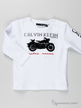 Лонгслив Calvin Klein для мальчика, цвет белый