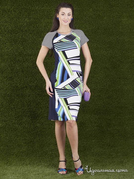 Платье  Valeria Lux, цвет геометрия