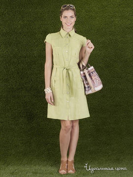 Платье  Valeria Lux, цвет зеленый