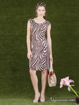 Платье Valeria Lux, цвет коричневый
