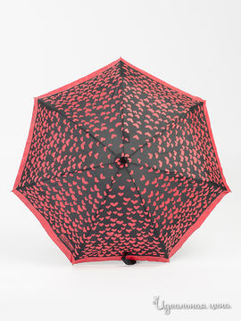 Зонт Moschino, цвет черный, красный