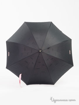 Зонт Moschino, цвет черный, розовый