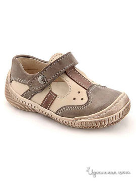 Полуботинки Petitshoes для мальчика, цвет коричневый
