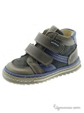 Ботинки Petitshoes для мальчика, цвет серый, синий