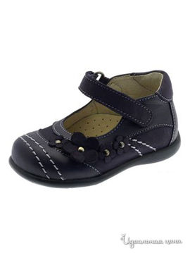Туфли PetitShoes для девочки, цвет темно-синий