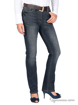 Прямые джинсы Rita Wave, длина 30 Million X Woman, цвет темно-синий
