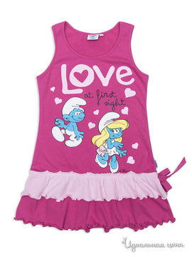 Платье PlayToday для девочки, цвет розовый, малиновый