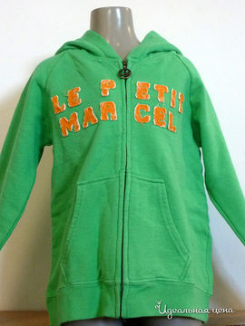 Толстовка Le Petit Marcel детский, цвет зеленый