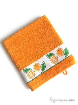 Полотенце махровое 50*50 см Rimako, оранжевое