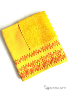 Полотенце, 100х150 Rimako, цвет желтый