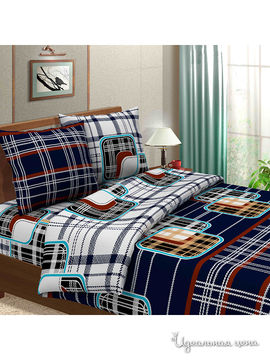 Комплект постельного белья, 1,5 спальный Традиция Текстиля, цвет мультиколор