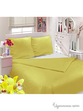 Комплект постельного белья 1,5-спальный Sova&javoronok, цвет желтый