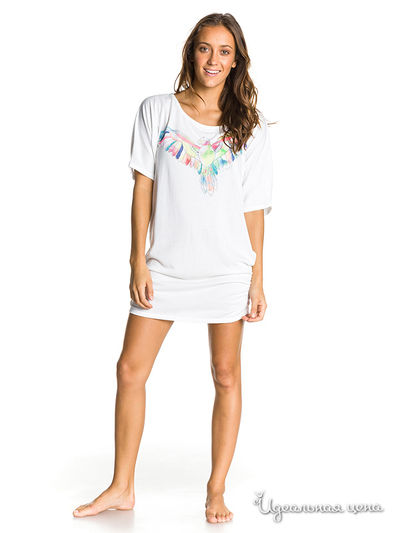 Платье Roxy, цвет белый