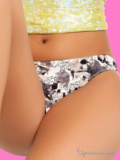 Трусы-слипы 6 Style, цвет белый, серый