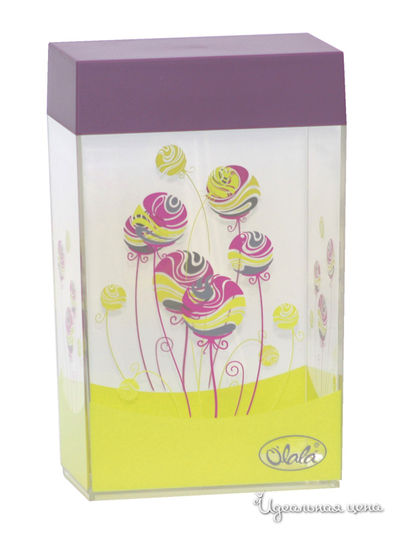 Контейнер для хранения, 1,25 л Olala, цвет фиолетовый, желтый