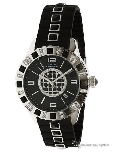 Часы Dice Kayek, цвет Серебро,Черный