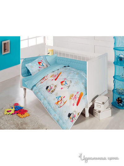 Набор в детскую кроватку, Ранфорс Cotton Box, цвет Мультиколор