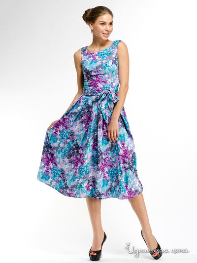 Платье Arrangee, цвет белый, зеленый