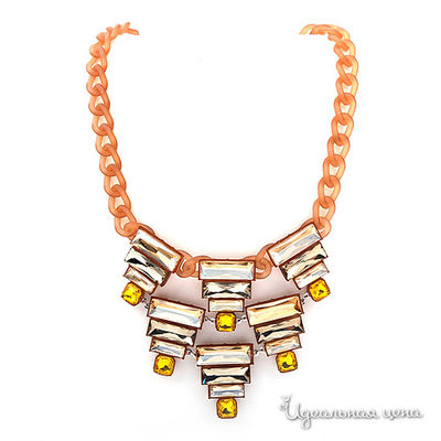 Колье Grain de Beauté, цвет персиковый