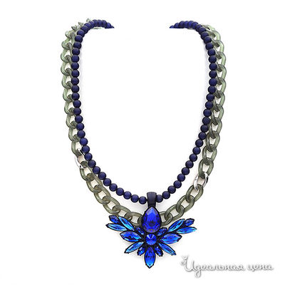 Колье Grain de Beauté, цвет синий