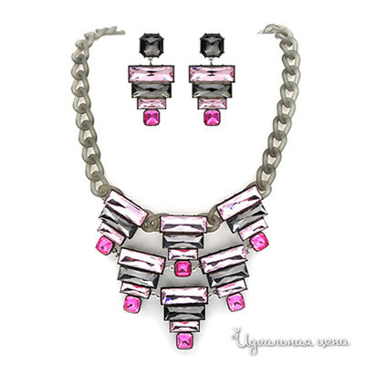 Комплект украшений Grain de Beauté, цвет розовый